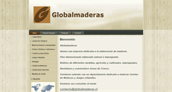 Desktop Screenshot of globalmaderas.cl