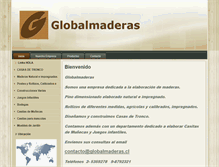 Tablet Screenshot of globalmaderas.cl